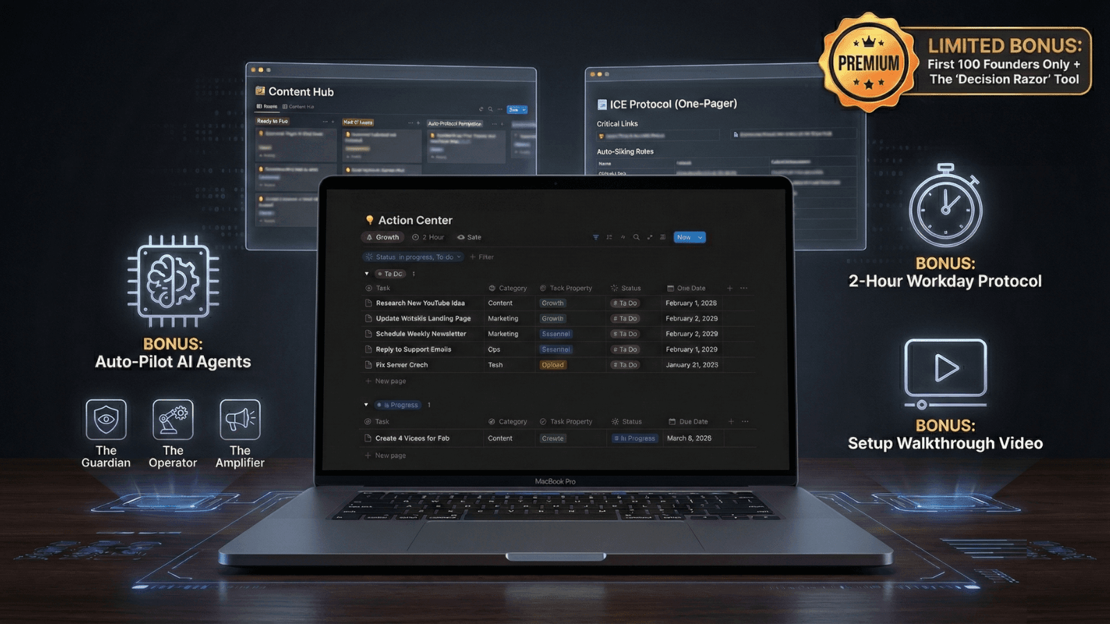 Founder Safety Vault product preview